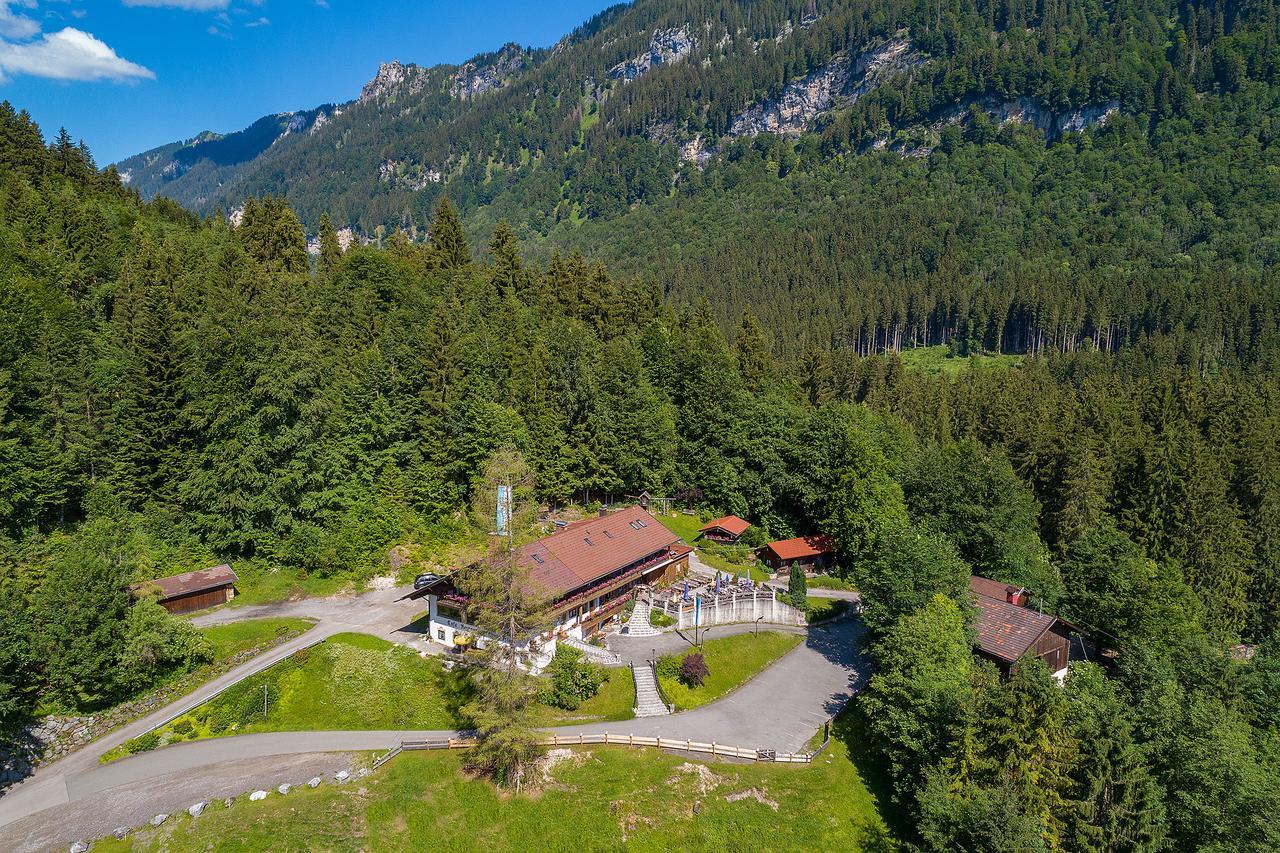 Groebl-Alm Haus Zur Schoenen Aussicht Graswang Buitenkant foto